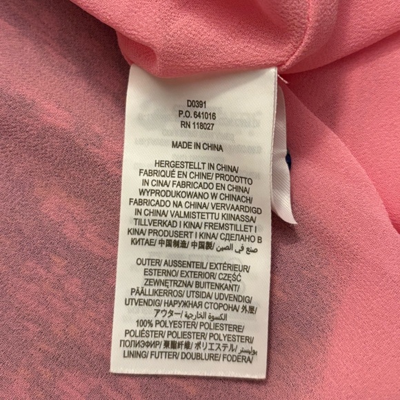 Boden Floral Plisse Long Sleeve Mini Dress, size 6 - Picture 5 of 6